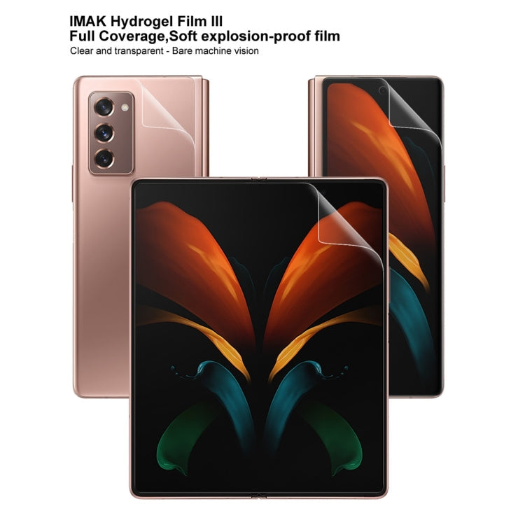 3 PCS / Set IMAK Hydrogel Film III Full Coverage Screen Protector for Samsung Galaxy Z Fold2 5G-Reluova