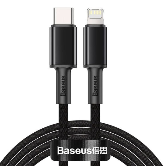 Baseus 20W Type-C / USB-C to 8 Pin PD High-density Braided Fast Charging Data Cable, Length: 2m