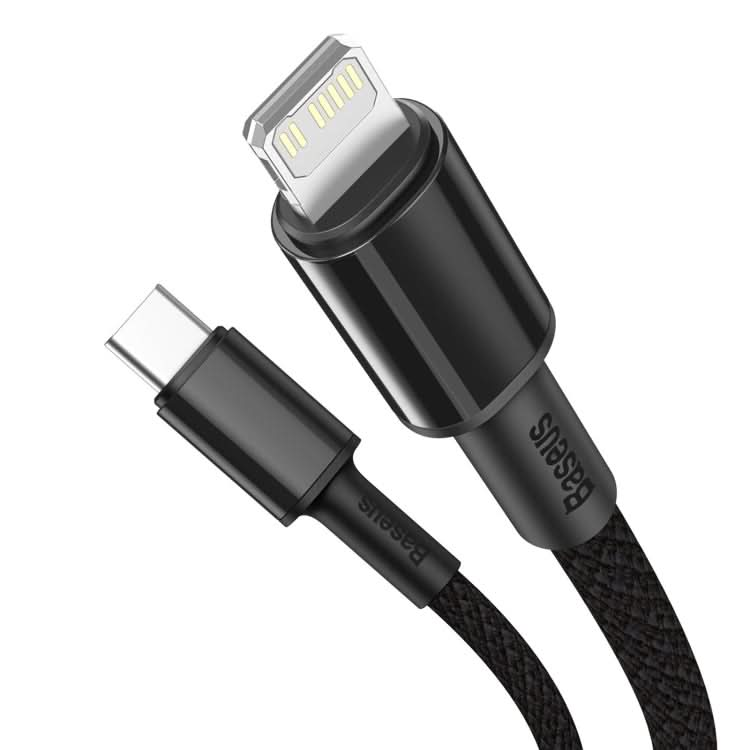 Baseus 20W Type-C / USB-C to 8 Pin PD High-density Braided Fast Charging Data Cable, Length: 2m