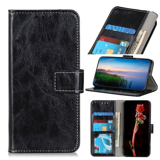 For ZTE Blade V 2020 Vita Retro Crazy Horse Texture Horizontal Flip Leather Case with Holder & Card Slots & Photo Frame & Wallet