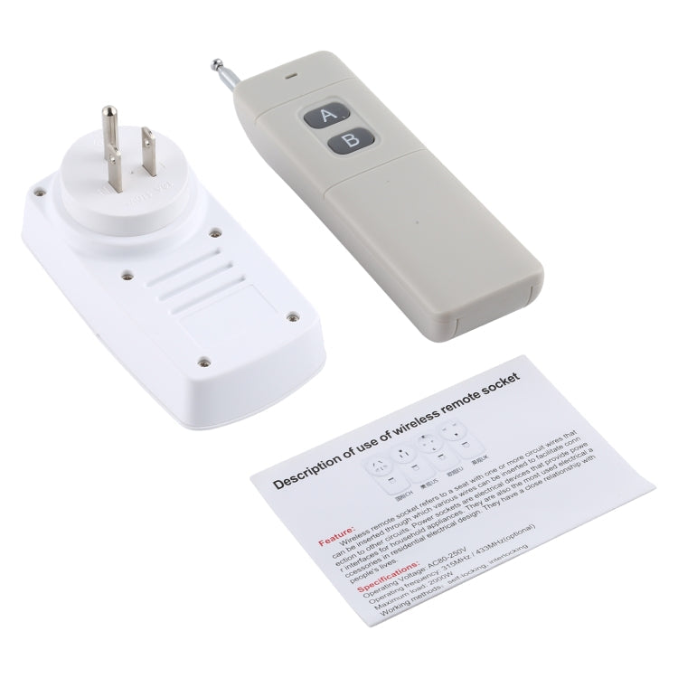 AK-DL220 220V Smart Wireless Remote Control Socket with Remote Control