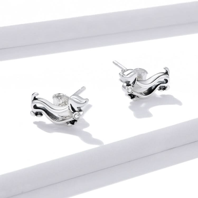 S925 Sterling Silver Cute Dog Women Earrings Reluova