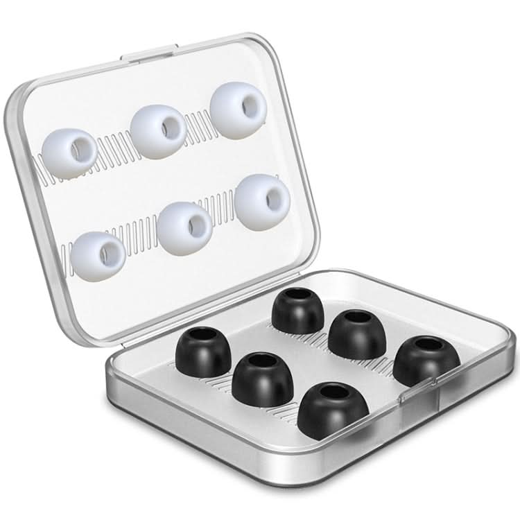 12 PCS Wireless Earphone Replaceable Silicone + Memory Foam Ear Cap Earplugs for AirPods Pro, with Storage Box