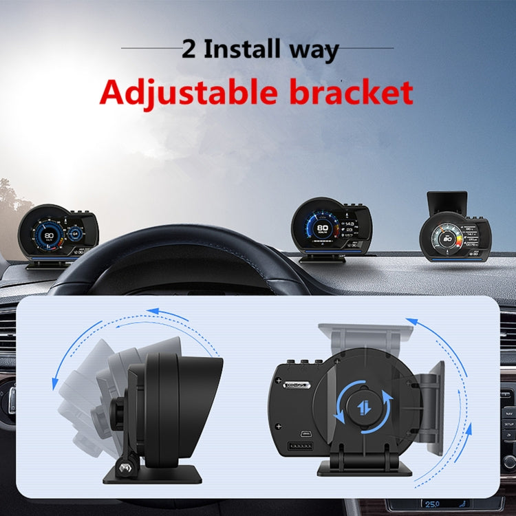 AP-6 Car HUD Head-up Display OBD GPS Driving Computer Code Table