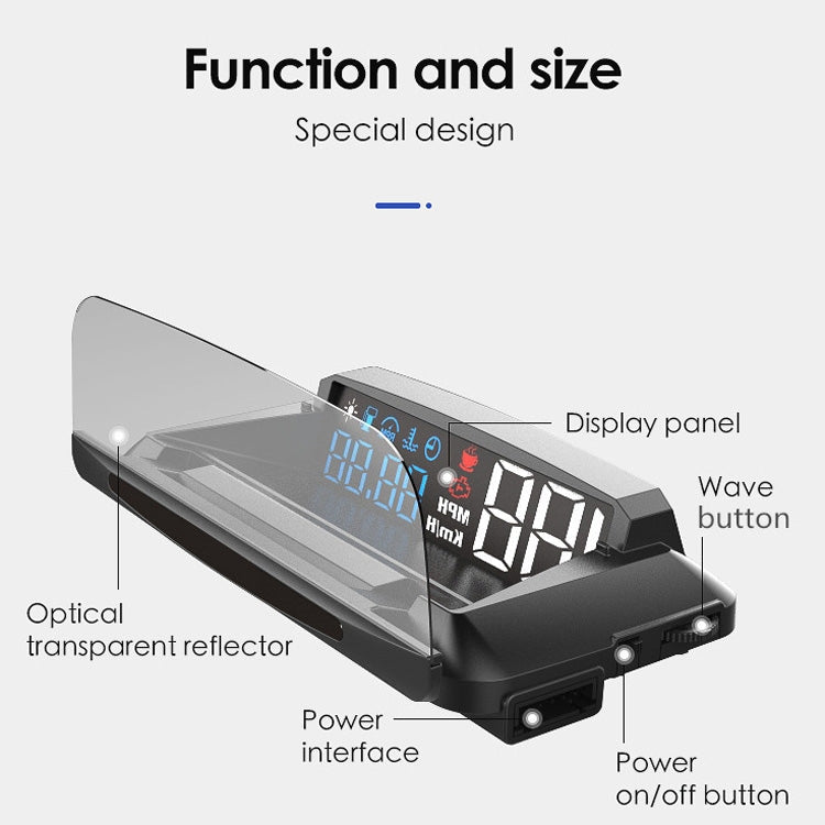 L3 HUD Head-up Display Car OBD2 Digital Display