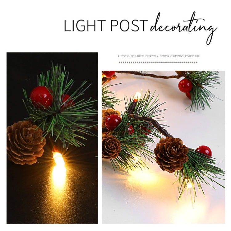 Christmas Pine Needles Colorful Light String Lamp  Length: 2m My Store