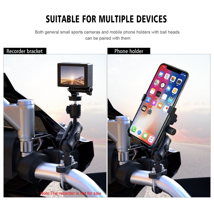 CS-1190A2 Motorcycle Bike Action Camera Recorder Mobile Phone Fixing Bracket Holder, Handlebar Version ÎҵÄÉ̵ê