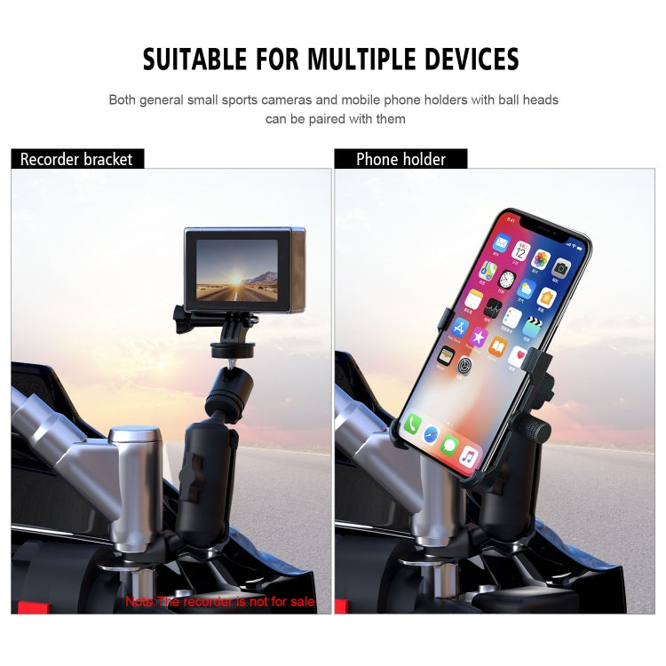 CS-1134B1 Motorcycle Bike Action Camera Recorder Mobile Phone Fixing Bracket Holder, Mirror Holder Version ÎҵÄÉ̵ê