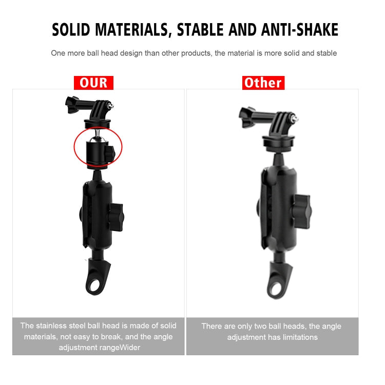 CS-1134B1 Motorcycle Bike Action Camera Recorder Mobile Phone Fixing Bracket Holder, Mirror Holder Version ÎҵÄÉ̵ê