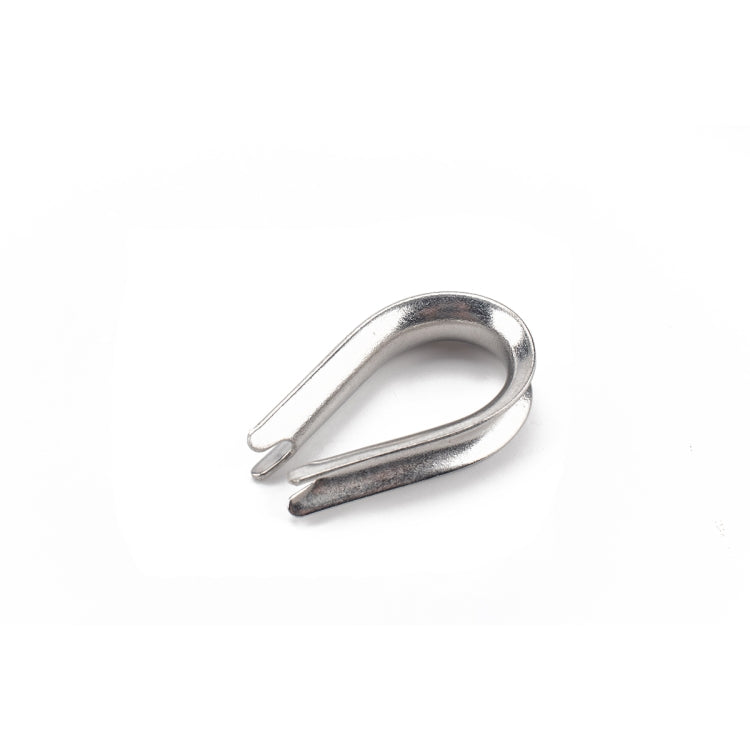 80 PCS M2 304 Stainless Steel Cable Rope Thimble Triangle Ring