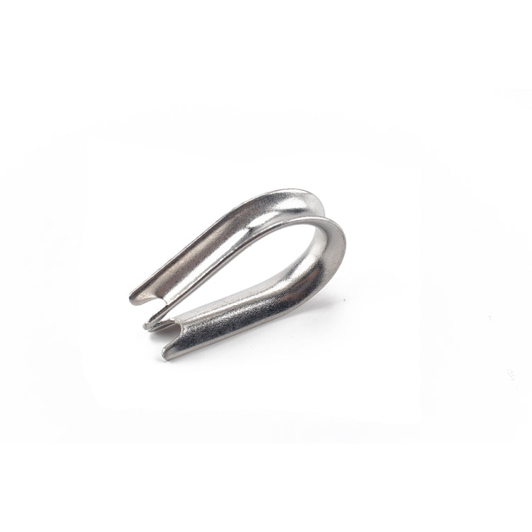 80 PCS M2 304 Stainless Steel Cable Rope Thimble Triangle Ring