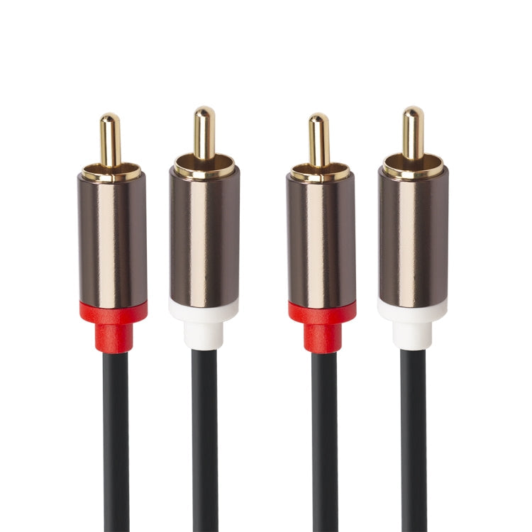 2 x RCA to 2 x RCA Gold-plated Audio Cable-Reluova