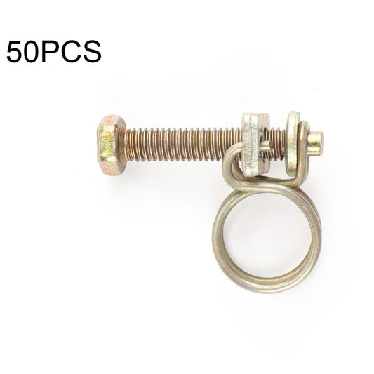 50 PCS M12 Adjustable Color Galvanized Iron Double Wire Hose Clamps ÎҵÄÉ̵ê