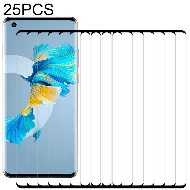 25 PCS 9H 3D HD Curved Edge Tempered Glass Film