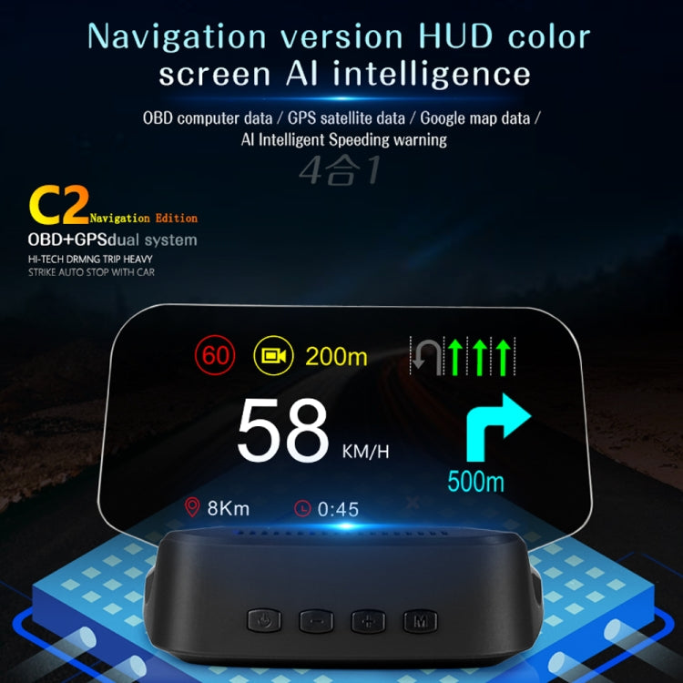 C2 Car HUD Head-up Display GPS Digital Meter Water Temperature / Voltage / Speed ÎҵÄÉ̵ê