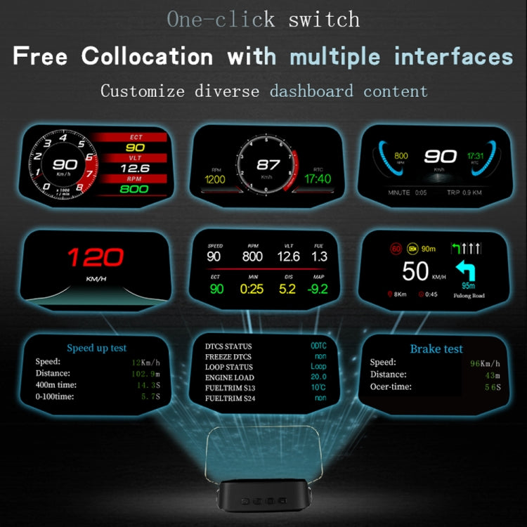 C2 Car HUD Head-up Display GPS Digital Meter Water Temperature / Voltage / Speed ÎҵÄÉ̵ê