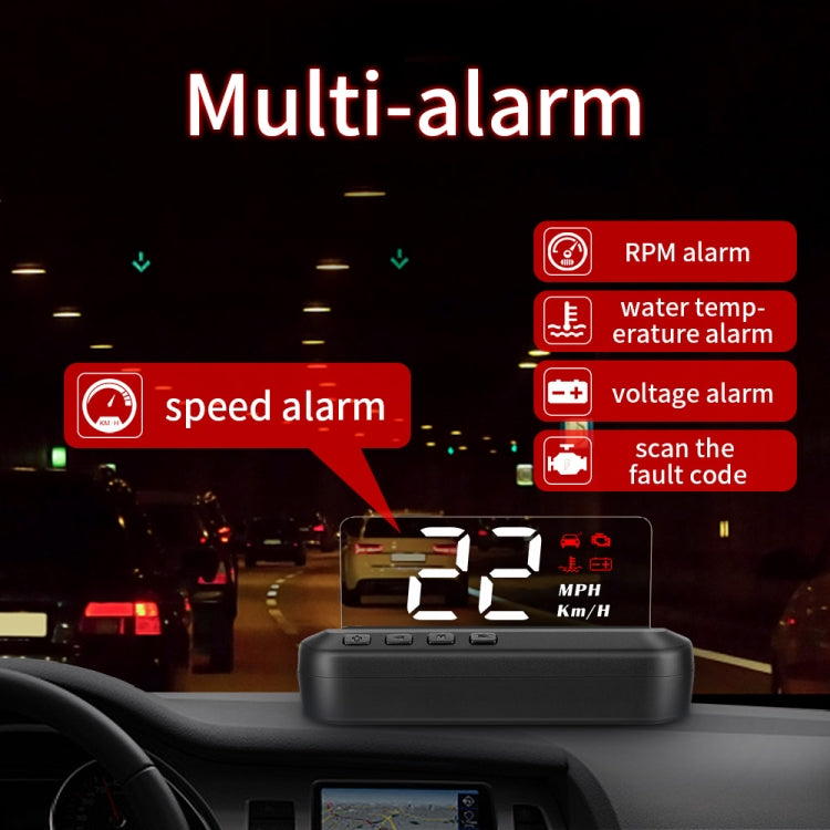 C100 Car HUD Head-up Display OBD2 Fault Code Elimination Overspeed / Fault Alarm