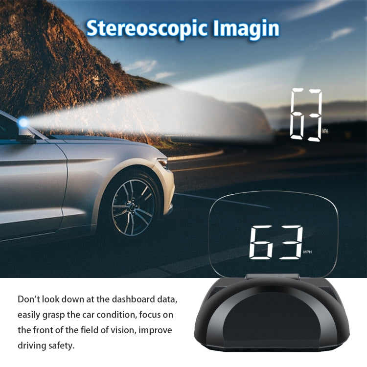 C700S OBD2 + GPS Mode Car HUD Head-up Display Fault Alarm