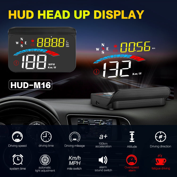 M16 Car HUD Head-up Display GPS Speed Meter Speed / Voltage ÎҵÄÉ̵ê