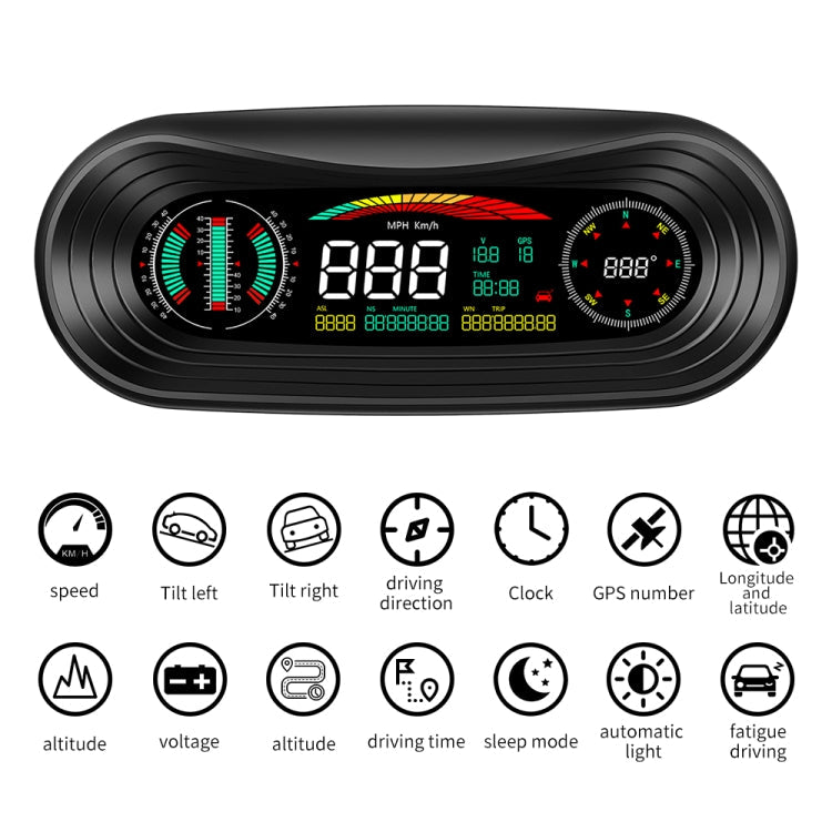 P18 GPS Car HUD Head-up Display Vehicle Speed / Voltage / Mileage ÎҵÄÉ̵ê