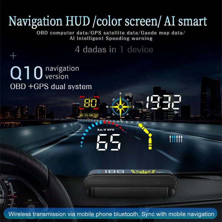 Q10 Car HUD Head-up Display GPS Speed Meter ÎҵÄÉ̵ê