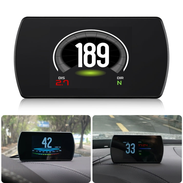 T800 Car HUD Head-up Display GPS Speed Display Speed / Voltage Alarm Altitude Display