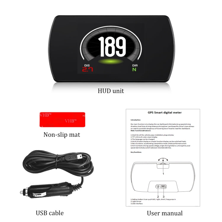 T800 Car HUD Head-up Display GPS Speed Display Speed / Voltage Alarm Altitude Display ÎҵÄÉ̵ê