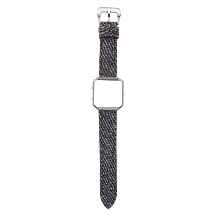 For Fitbit Blaze Cowboy Texture Genuine Leather Replacement Strap Watchband