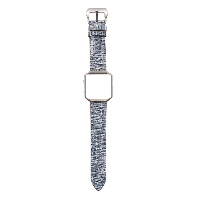 For Fitbit Blaze Cowboy Texture Genuine Leather Replacement Strap Watchband