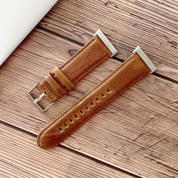 Crazy Horse Texture Genuine Leather Replacement Strap Watchband