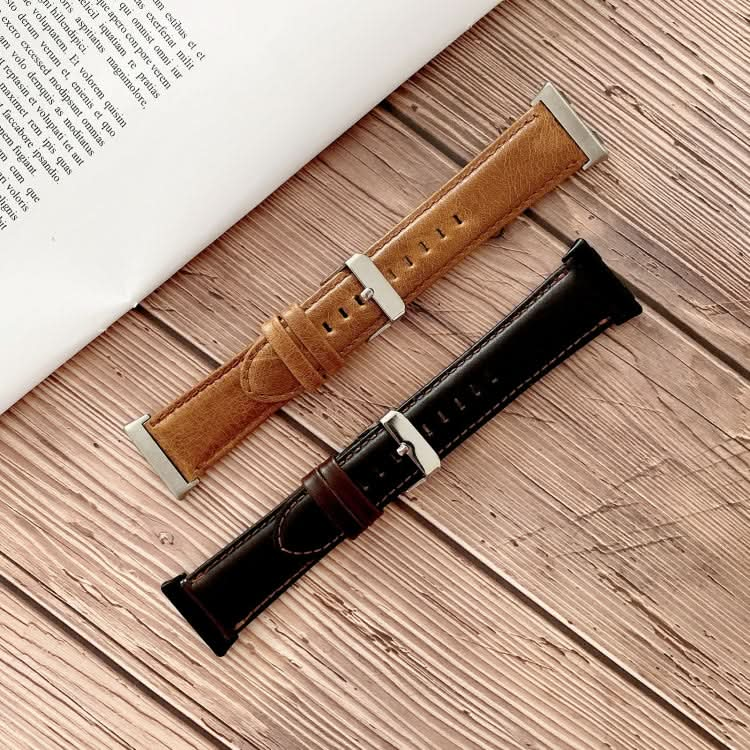 Crazy Horse Texture Genuine Leather Replacement Strap Watchband