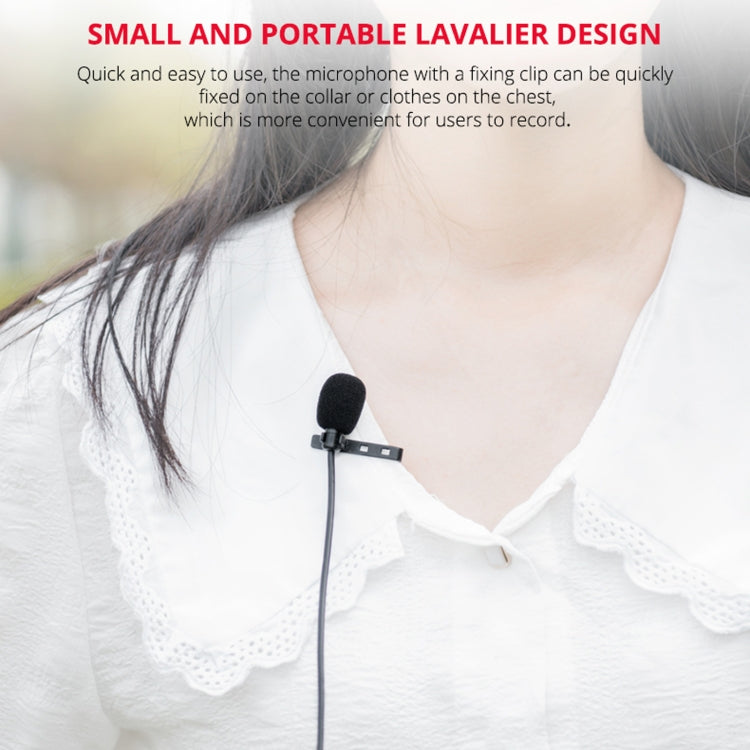 YELANGU MY2-C Type-C Interface Live Broadcast Interview Mobile Phone Lavalier Microphone, Length: 1.5m My Store