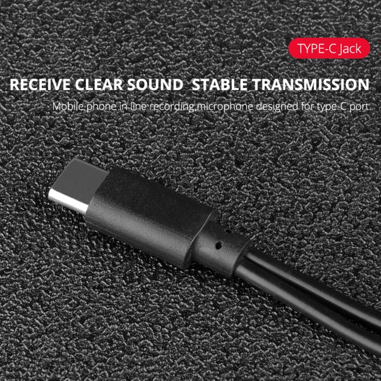 YELANGU MY3 Type-C Interface Live Broadcast Interview Mobile Phone Double Clip Lavalier Microphone, Length: 2.5m My Store