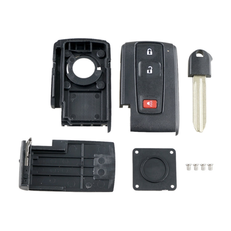 Car Key Shell Remote Control Case with Small Key for Toyota Prius 3-button