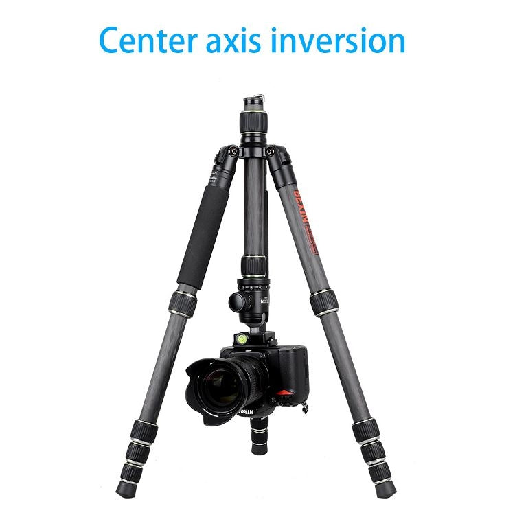 BEXIN BX255C K30 Portable Carbon Fiber Tripod for Camera Dslr