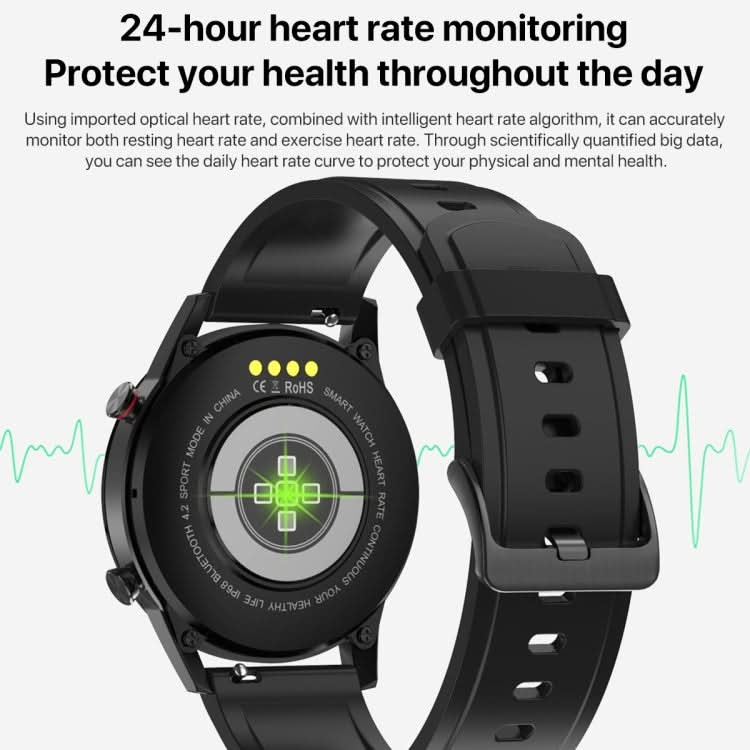 1.3 inch Touch Screen Dual-mode Bluetooth Smart Watch, Support Sleep Monitor / Heart Rate Monitor / Blood Pressure Monitoring