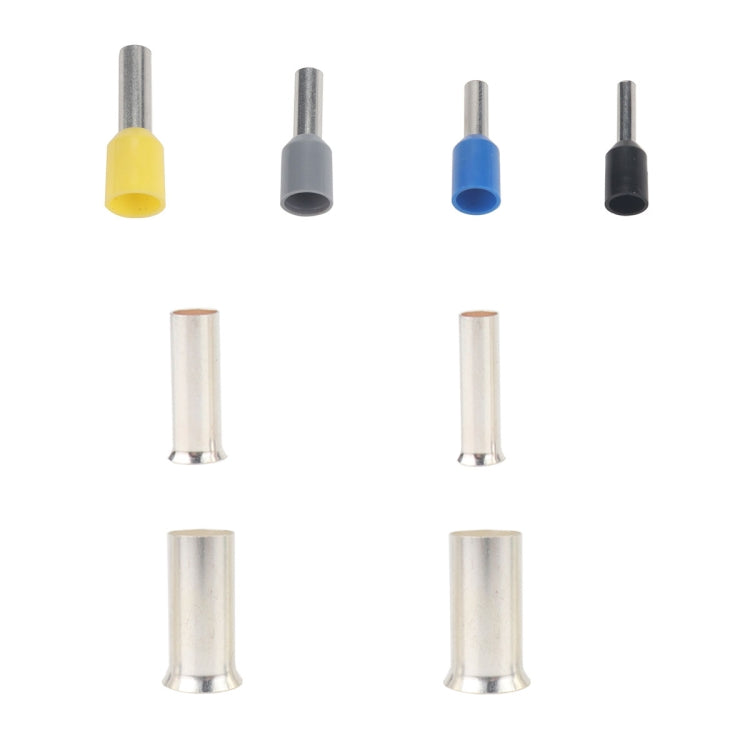 390 PCS Non Insulated Ferrules Pin Cord End Kit EN Series with Needle-shaped Tubular Terminal-Reluova