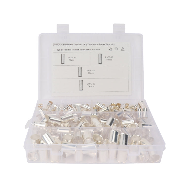 210 PCS 4 Specifications Non Insulated Ferrules Pin Cord End Kit EN Series-Reluova