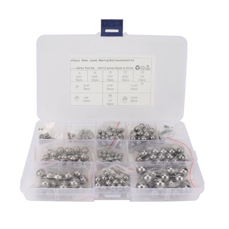 430 PCS Car / Motorcycle 11 Specifications High Precision G25 Bearing Steel Ball ÎҵÄÉ̵ê