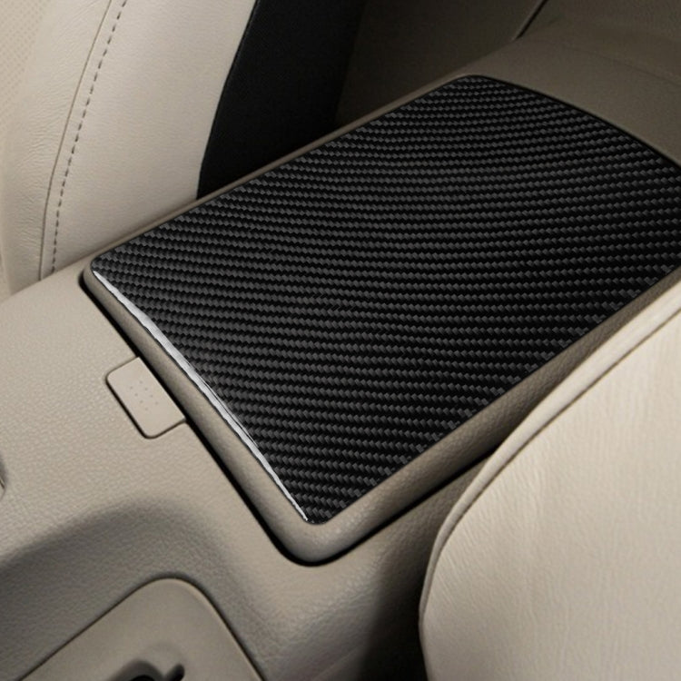 Car Carbon Fiber Central System Control Storage Box Decorative Sticker for Nissan 350z 2006-2009