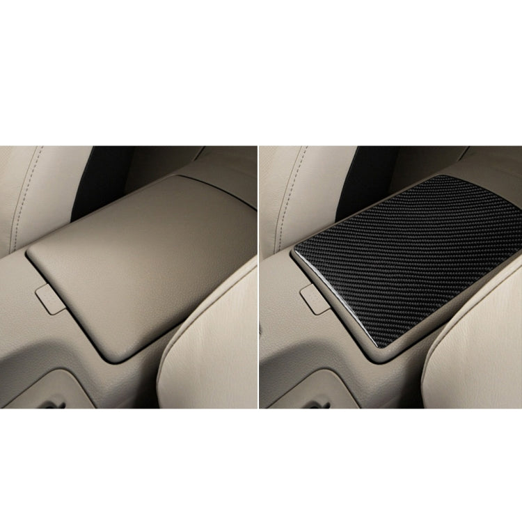 Car Carbon Fiber Central System Control Storage Box Decorative Sticker for Nissan 350z 2006-2009