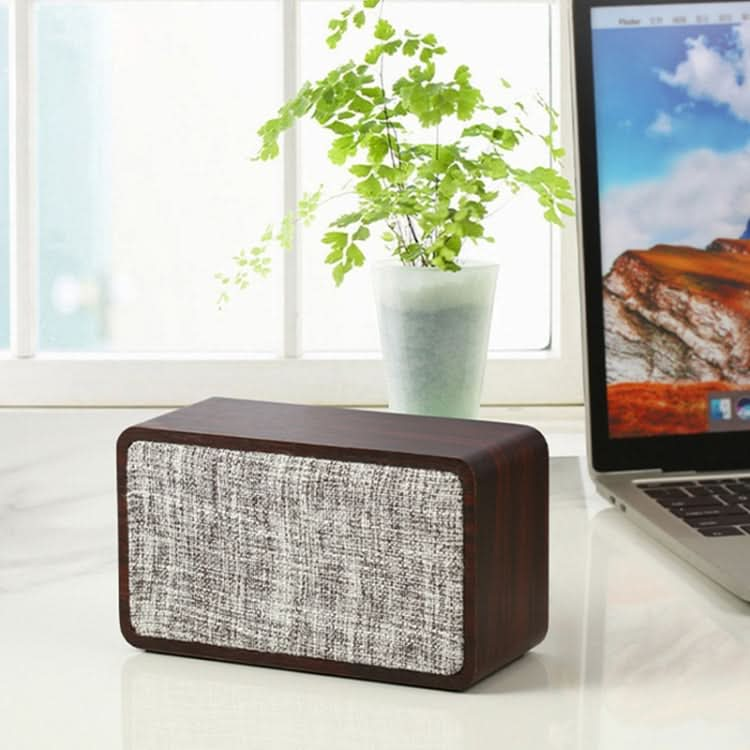 Q2 Double Speaker Wooden Bluetooth Speaker