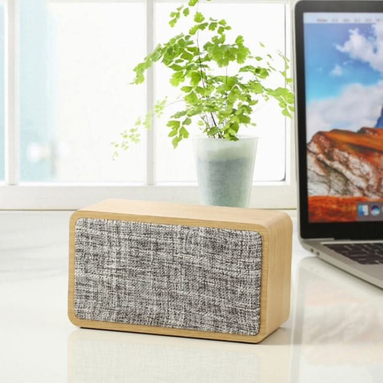 Q2 Double Speaker Wooden Bluetooth Speaker