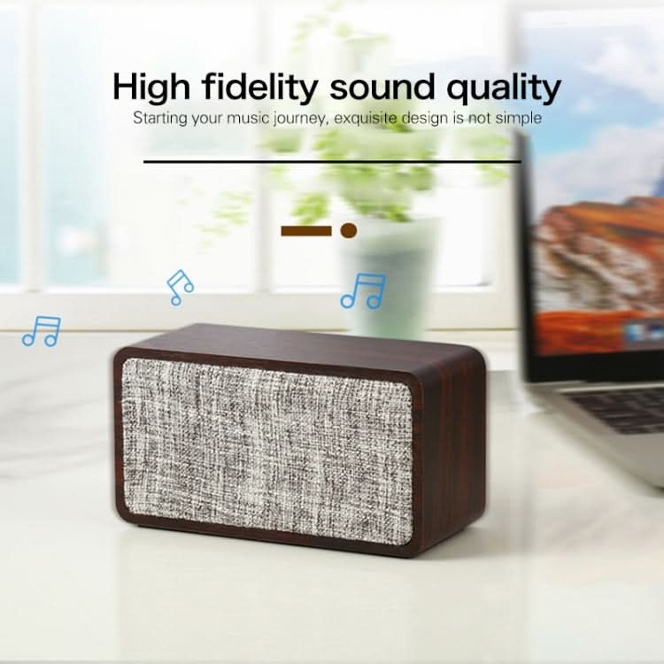 Q2 Double Speaker Wooden Bluetooth Speaker