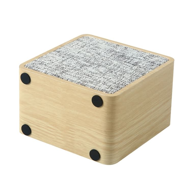 Q4 Wooden Fabric Bluetooth Speaker, Support TF Card & 3.5mm AUX