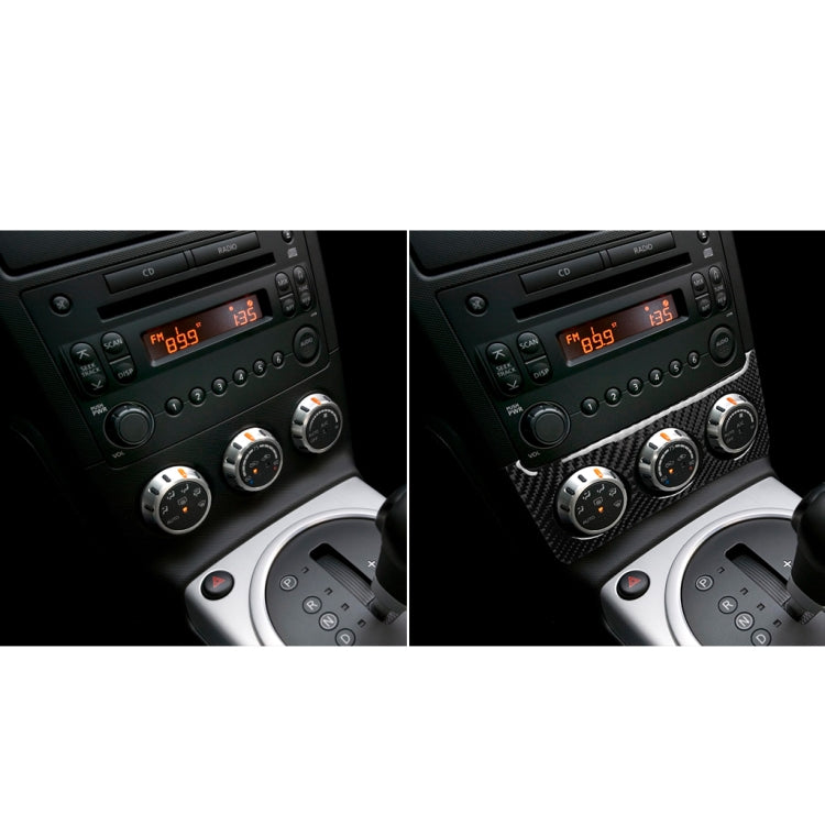 Car Carbon Fiber Radio Air Conditioning Console Decorative Sticker for Nissan 350z 2006-2009 ÎҵÄÉ̵ê