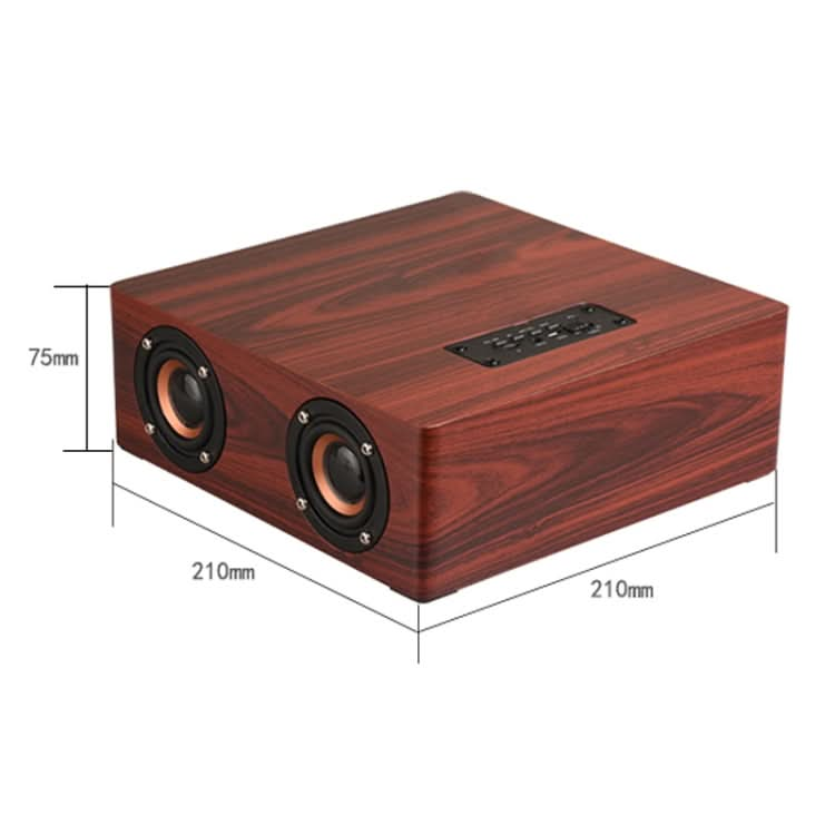 Q5 Wooden Bluetooth Speaker, Support TF Card & 3.5mm AUX