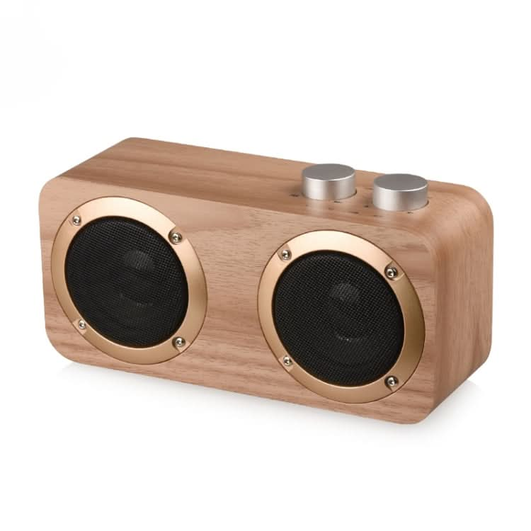 Q7 Subwoofer Wooden Bluetooth Speaker, Support TF Card & U Disk & 3.5mm AUX