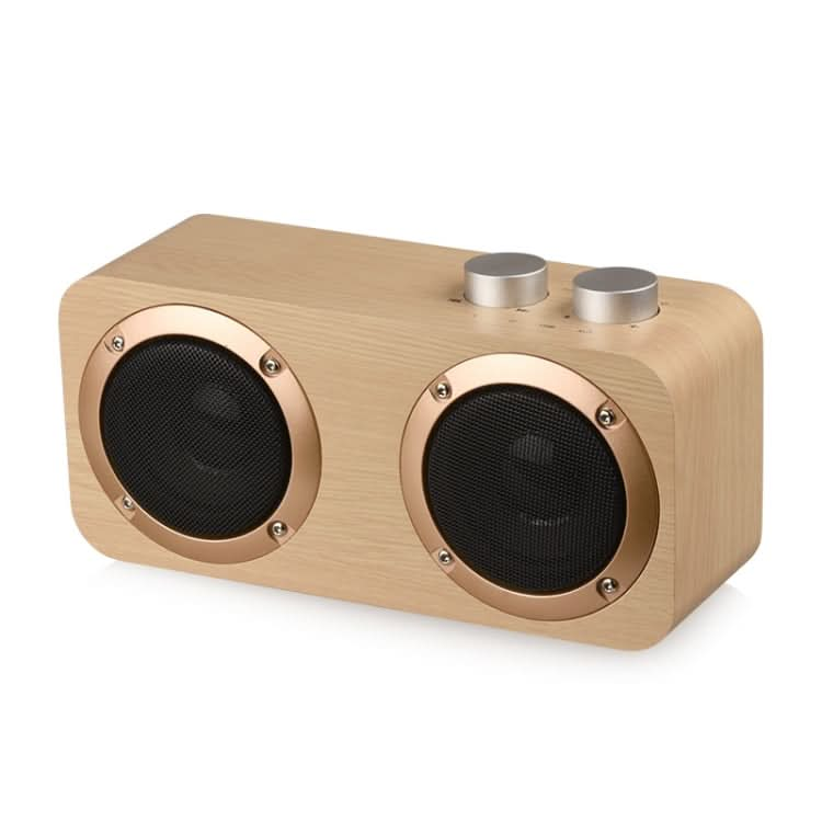 Q7 Subwoofer Wooden Bluetooth Speaker, Support TF Card & U Disk & 3.5mm AUX