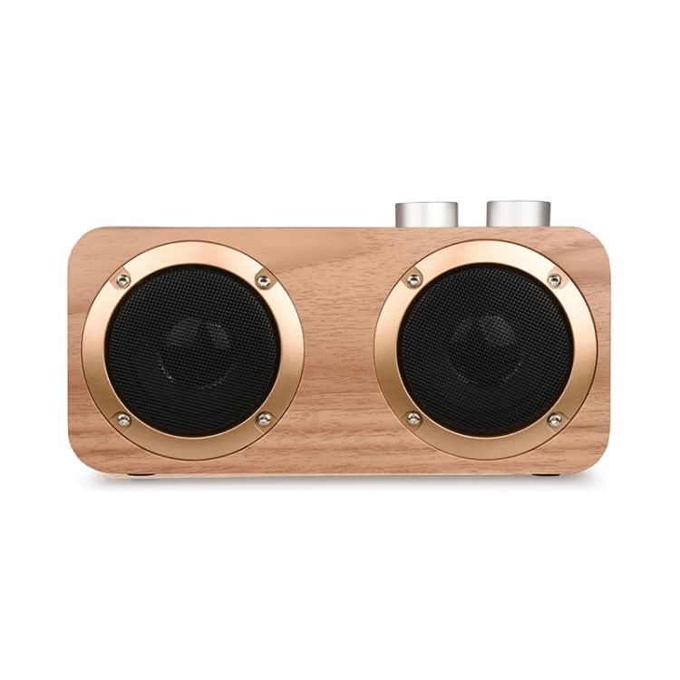 Q7 Subwoofer Wooden Bluetooth Speaker, Support TF Card & U Disk & 3.5mm AUX